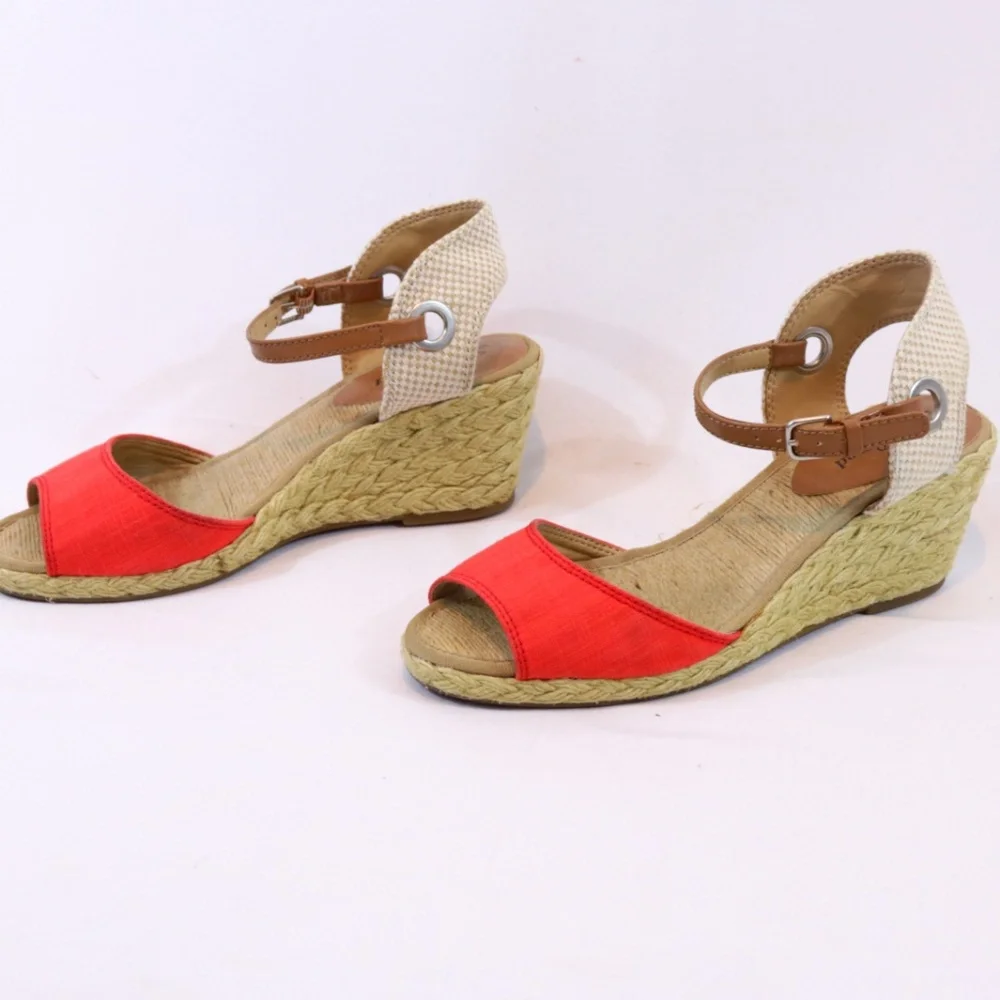 Lucky Brand Kydra  Espadrille Wedge Sandals, Size 7